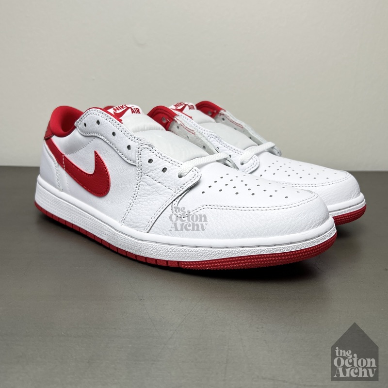 Size 11.5 Air Jordan 1 Retro Low Og 'University Red' Cz0790-161 New Without Box